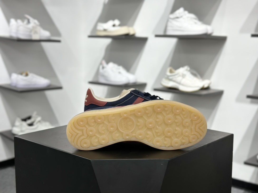 AD Originals Gazelle Indoor 深蓝红 三叶草复古休闲运动板鞋 JH5404 AD Originals Gazelle Indoor 深蓝红 三叶草复古休闲运动板鞋 JH5404