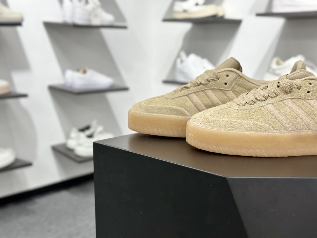 Adidas三叶草SAMBA VALENTNE 厚底休闲板鞋 JQ0254