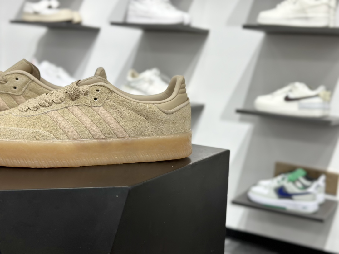 Adidas三叶草SAMBA VALENTNE 厚底休闲板鞋 JQ0254