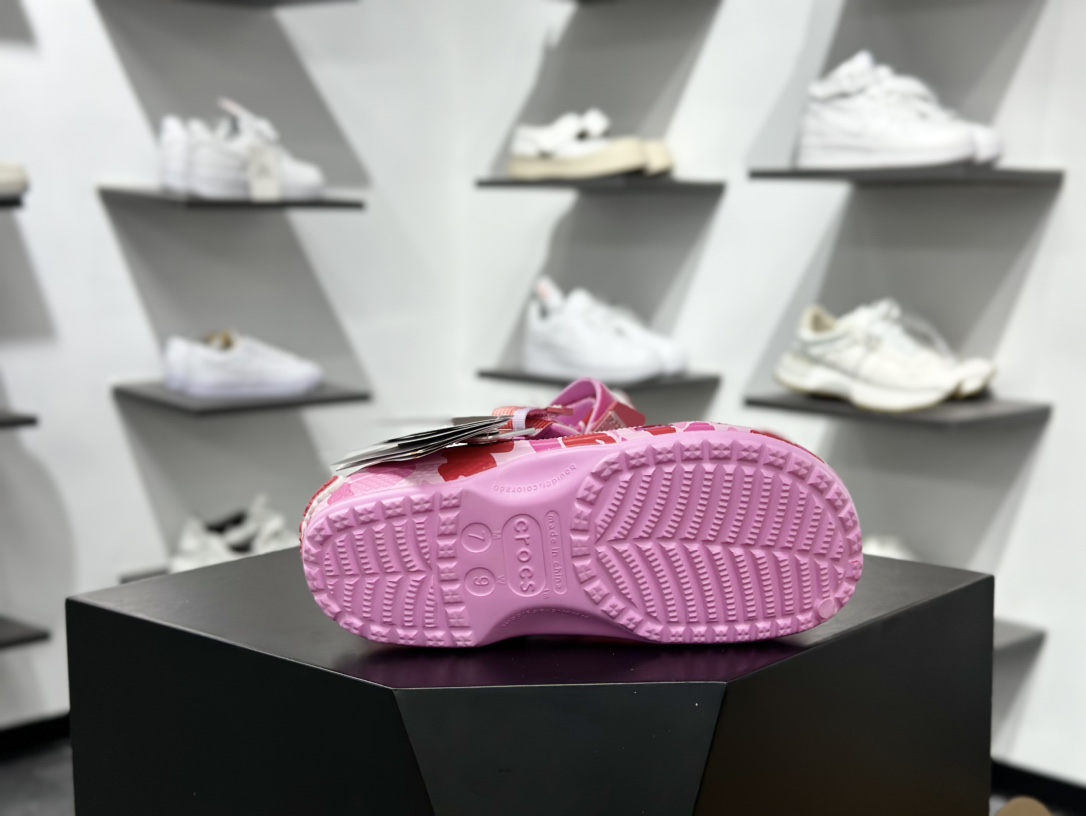 BATHING APE x Crocs Classic clog 卡骆驰Bape联名迷彩印花舒适百搭洞洞鞋