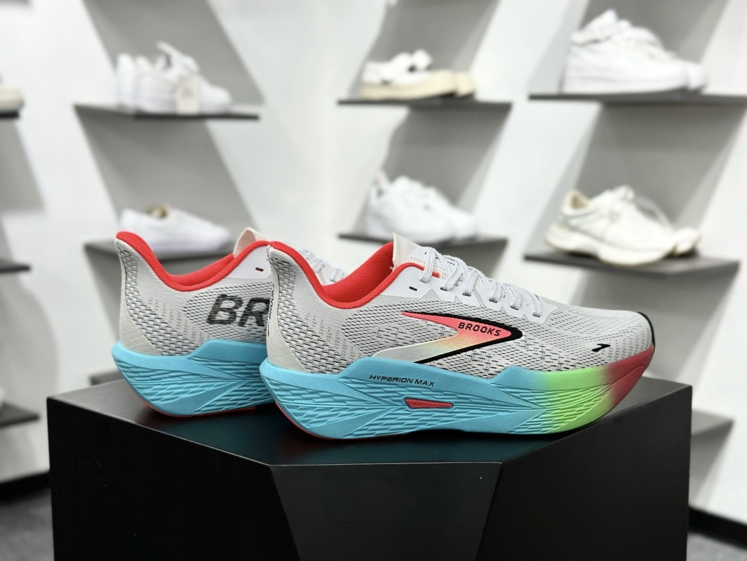 Brooks Hyperion Max 2 布鲁克斯 烈风2系列低帮透气缓震支撑休闲运动慢跑鞋 110434 1D 409 Brooks Hyperion Max 2 布鲁克斯 烈风2系列低帮透气缓震支撑休闲运动慢跑鞋 110434 1D 409