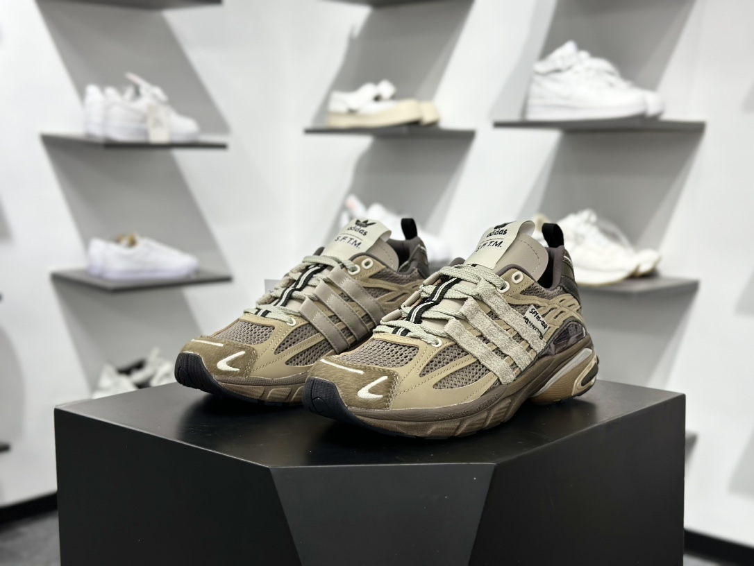 SFTM x AD Originals Adistar Cushion 棕色 复古前卫科技休闲运动老爹鞋 JR8044 SFTM x AD Originals Adistar Cushion 棕色 复古前卫科技休闲运动老爹鞋 JR8044