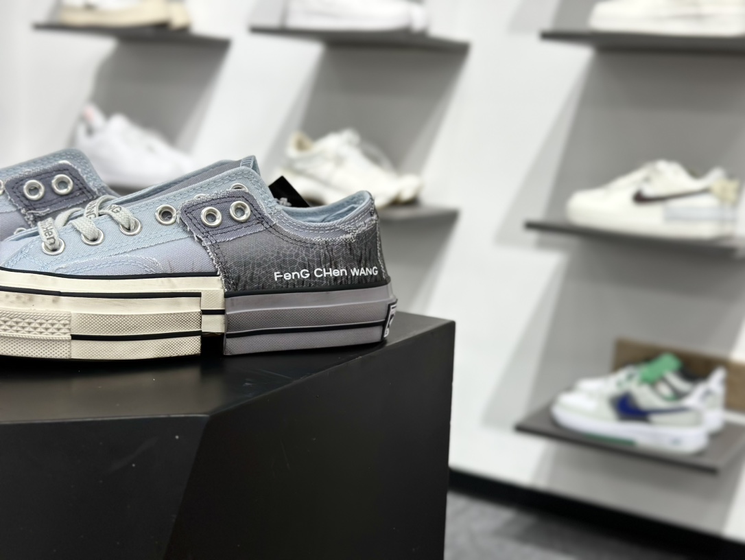 Converse x Feng Chen Wang 设计师联名款 做旧解构渐变系列 A15741C 渐变棕 A15742C 渐变灰蓝 Converse x Feng Chen Wang 设计师联名款 做旧解构渐变系列 A15741C 渐变棕 A15742C 渐变灰蓝