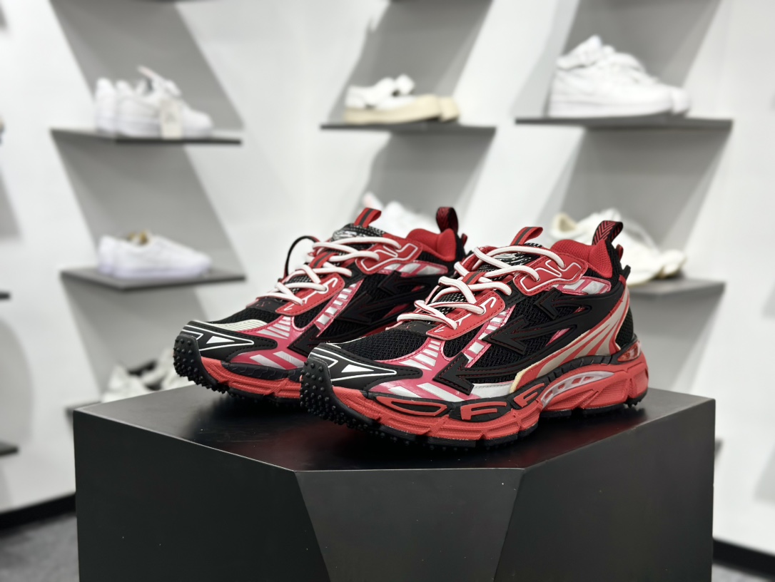 Off-White Be Right Back Sneaker BRB系列低帮三箭头增高老爹风登山厚底增高休闲运动鞋 OMIA295W24FAB001