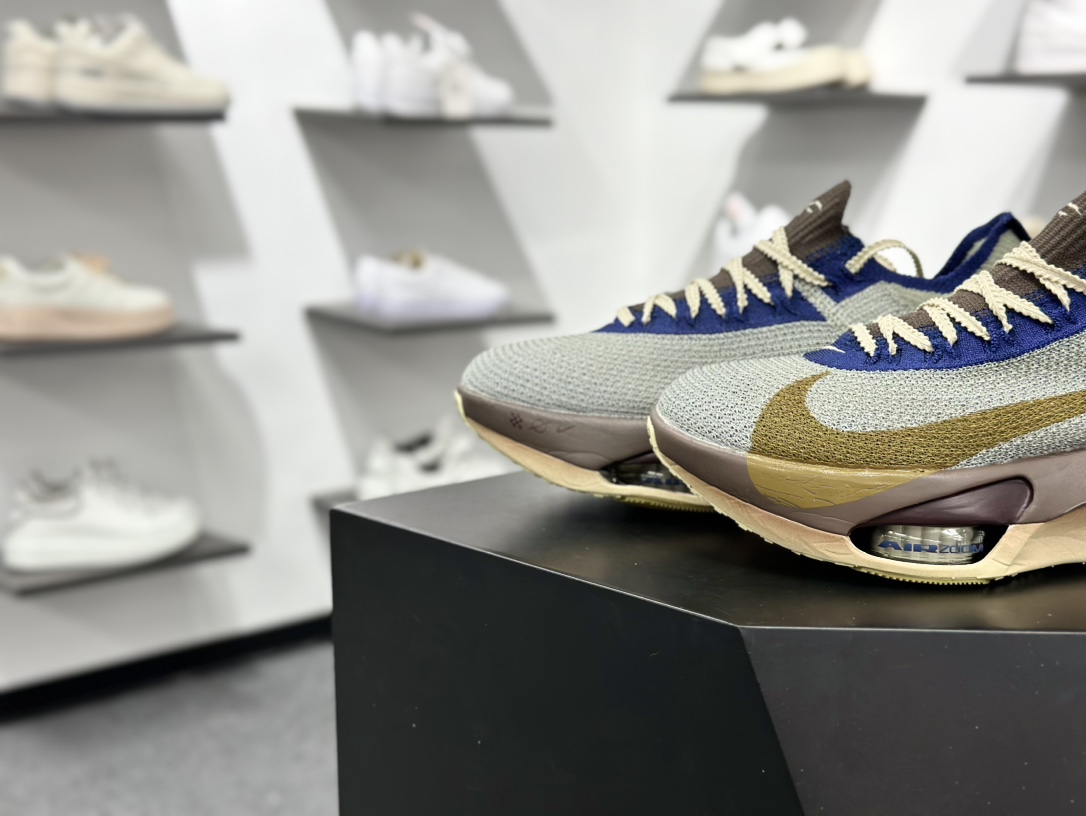 NK Alphafiy 3 premium 蓝灰卡其棕 阿尔法飞行3代系列马拉松轻量竞速运动跑鞋 HV4318-320