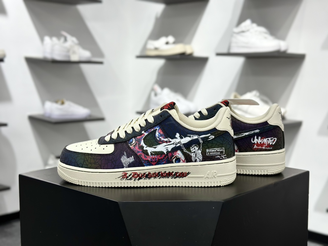 Nike Air Force 1 Low 暗黑涂鸦  DY2032-320