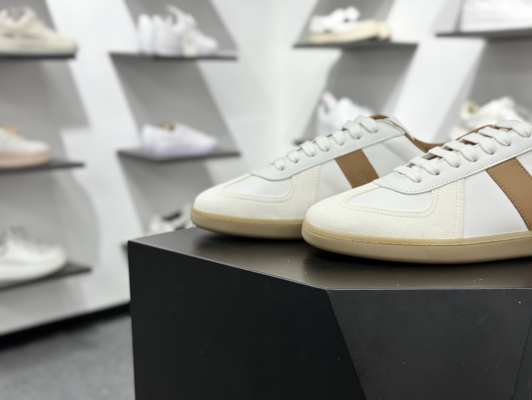 360 迪奥/Dior B01 Matchpoint Low Sneakers B01系列低帮小白鞋“皮革白棕生胶底”3SN328ZRH_H076