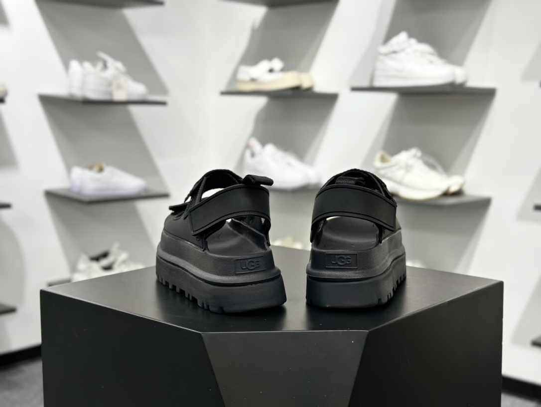 UGG 魔术贴拖鞋凉鞋夏季百搭凉拖软底防滑沙滩加厚底休闲高雅凉鞋