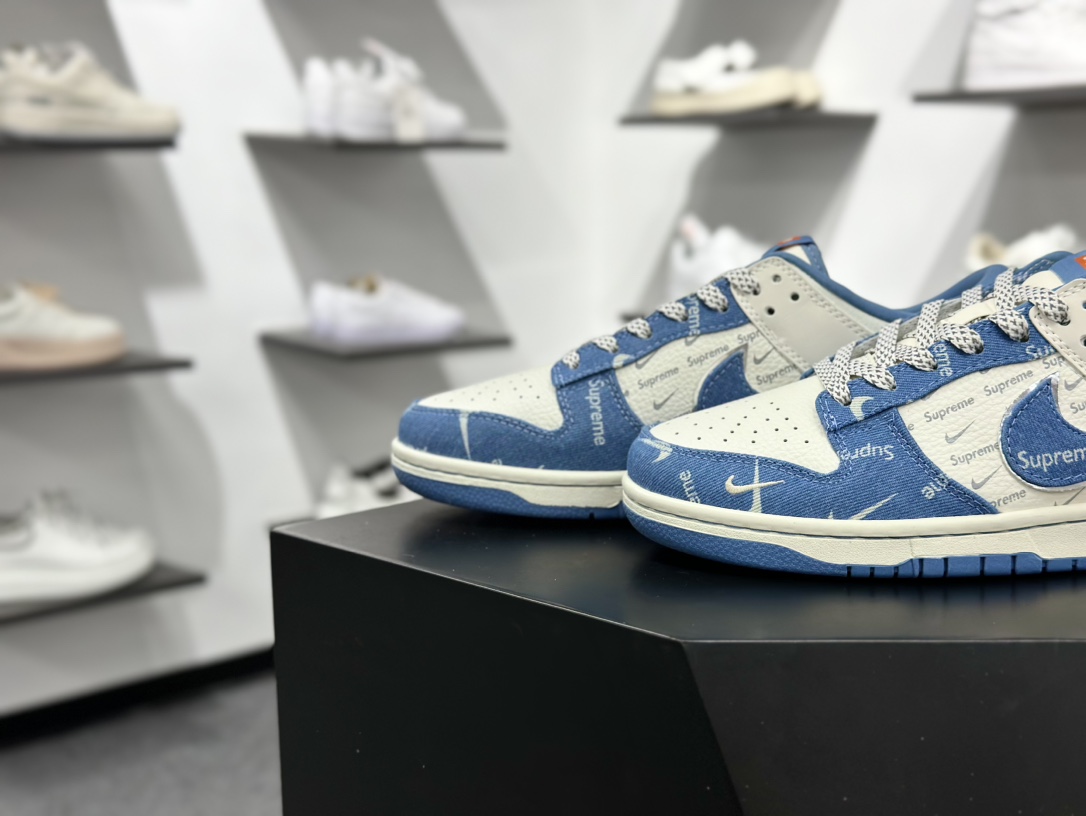 Nike SB Dunk Low Sup联名 蓝牛仔 周年高端定制 低帮休闲板鞋  SC9207-416