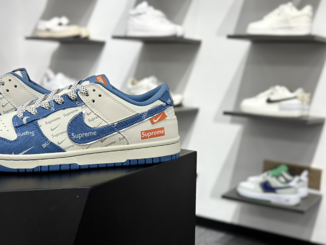 Nike SB Dunk Low Sup联名 蓝牛仔 周年高端定制 低帮休闲板鞋  SC9207-416