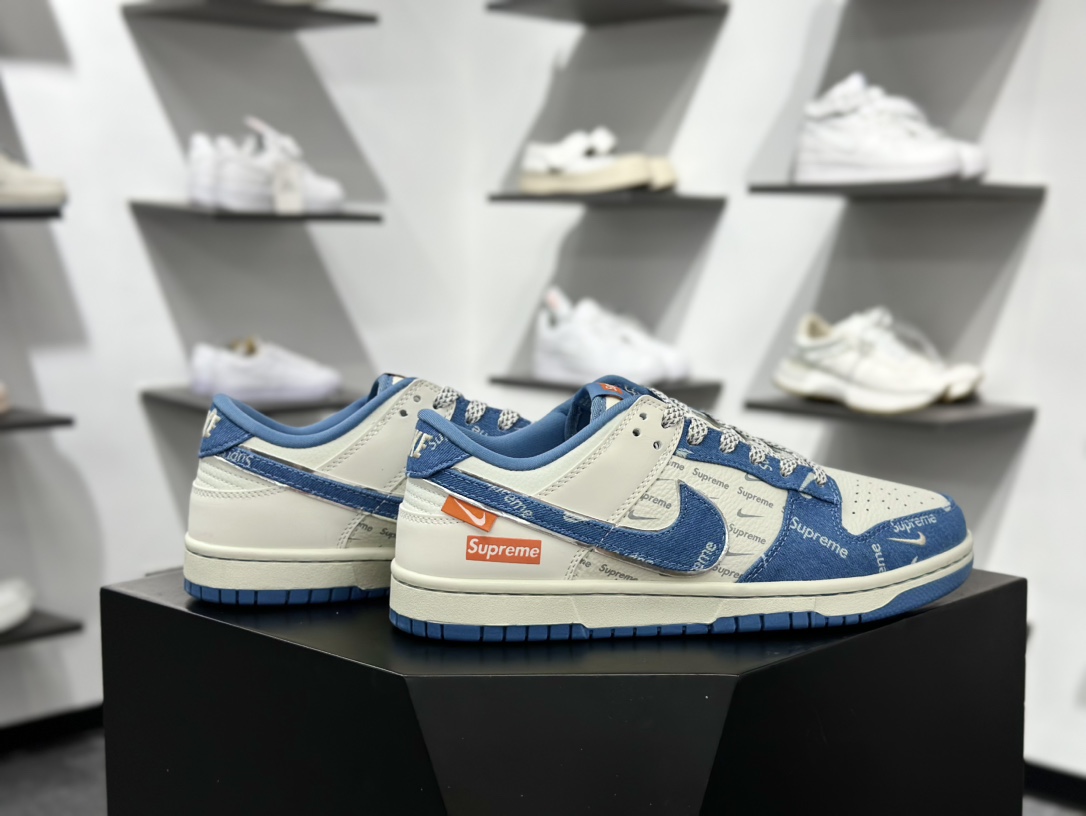 Nike SB Dunk Low Sup联名 蓝牛仔 周年高端定制 低帮休闲板鞋  SC9207-416