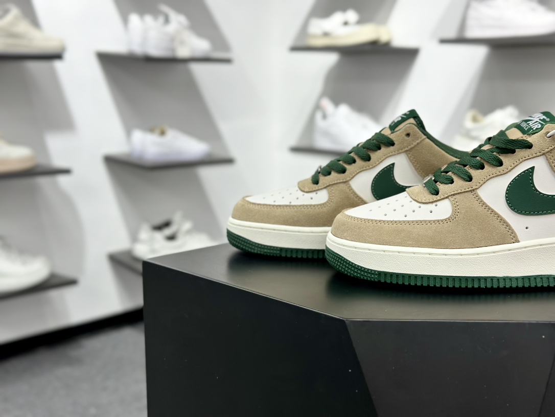 Air Force 1 '07 Low 白褐绿  FQ8714-203