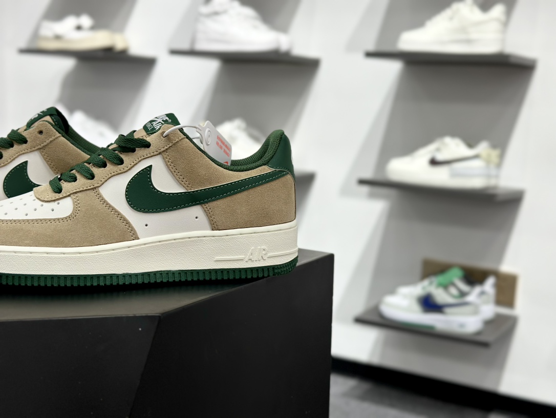 Air Force 1 '07 Low 白褐绿  FQ8714-203