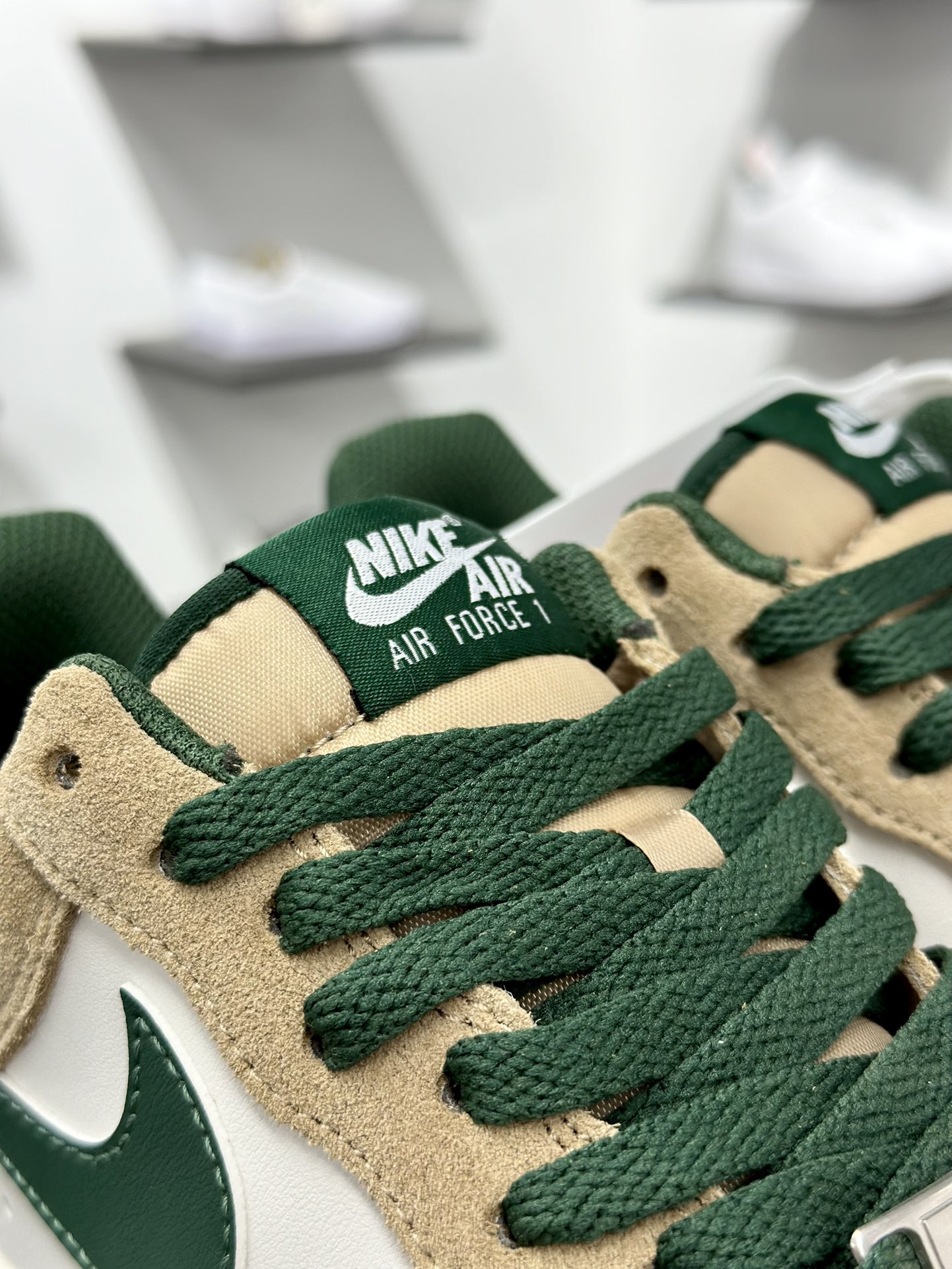 Air Force 1 '07 Low 白褐绿  FQ8714-203