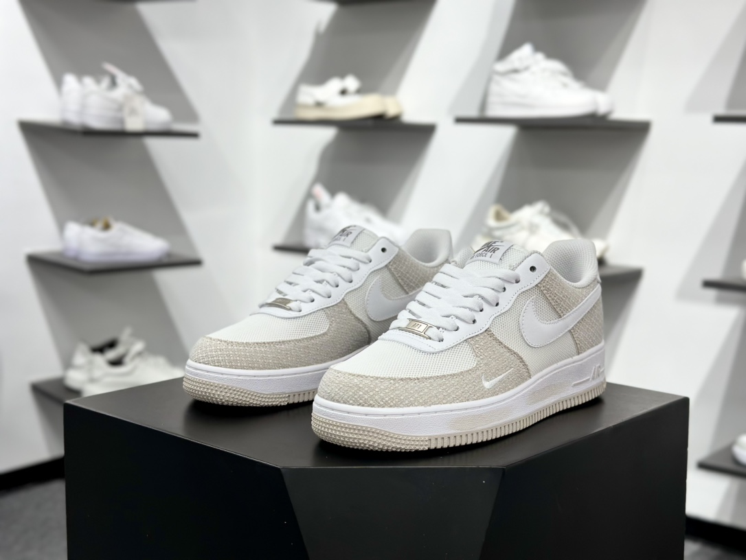Air Force 1 Low牛仔布小钩灰白涂鸦 经典休闲运动板鞋  ZH0316-092