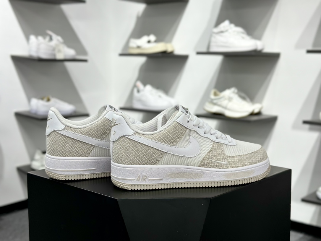 Air Force 1 Low牛仔布小钩灰白涂鸦 经典休闲运动板鞋  ZH0316-092