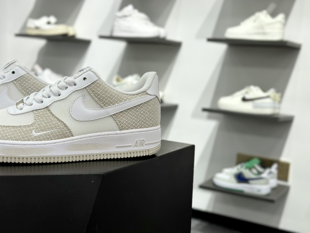Air Force 1 Low牛仔布小钩灰白涂鸦 经典休闲运动板鞋  ZH0316-092