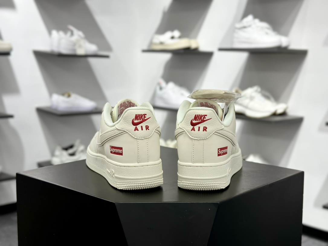 Nike Air Force 1 Low 07 x Supreme 米白红满天星  CS5288-011