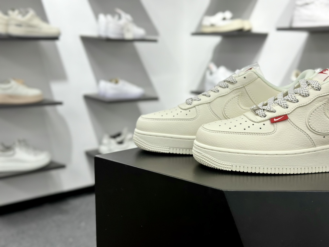 Nike Air Force 1 Low 07 x Supreme 米白红满天星  CS5288-011