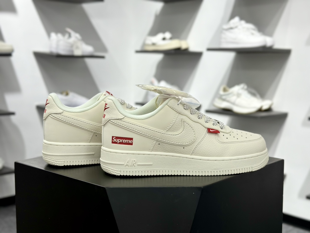 Nike Air Force 1 Low 07 x Supreme 米白红满天星  CS5288-011