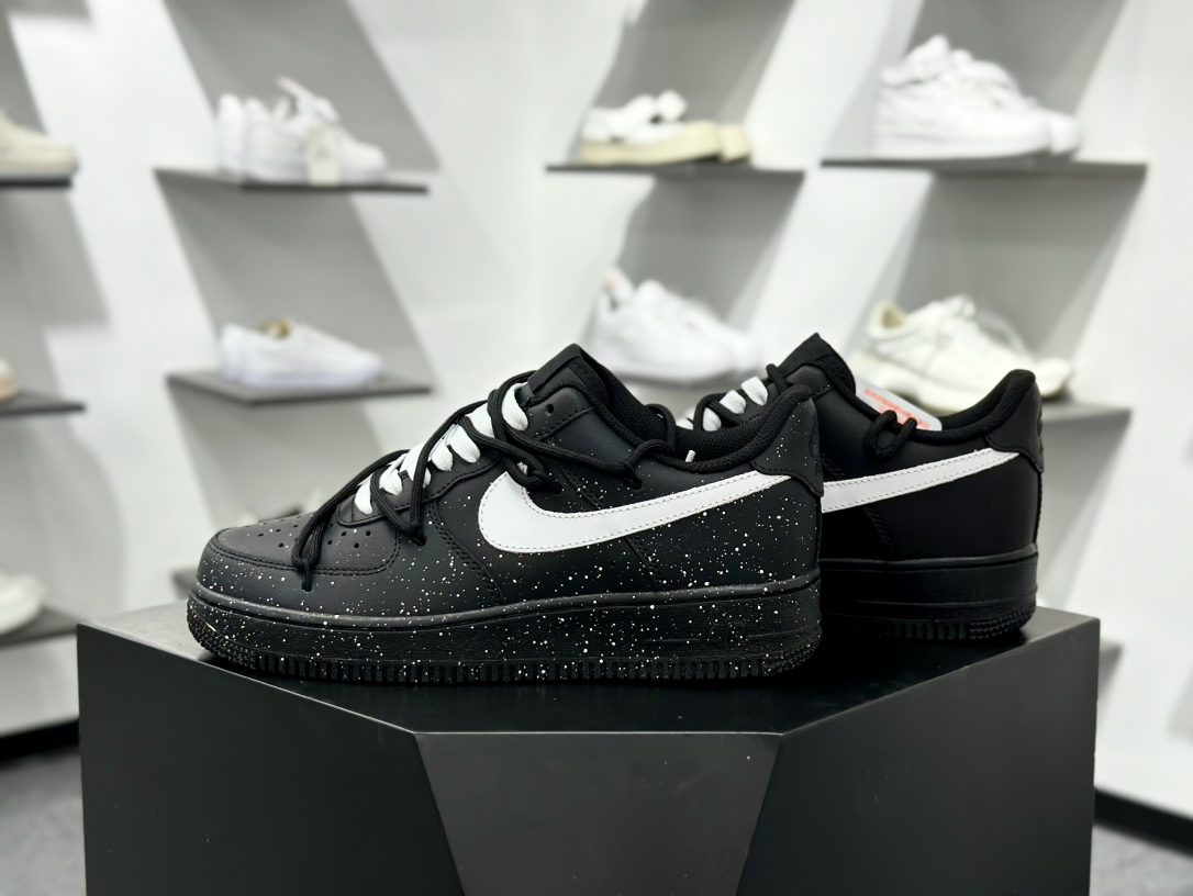 Nike Air Force 1'07 Low 白色满天星泼墨 空军一号低帮休闲板鞋 ZH0316-090