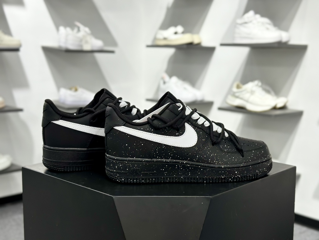 Nike Air Force 1'07 Low 白色满天星泼墨 空军一号低帮休闲板鞋 ZH0316-090