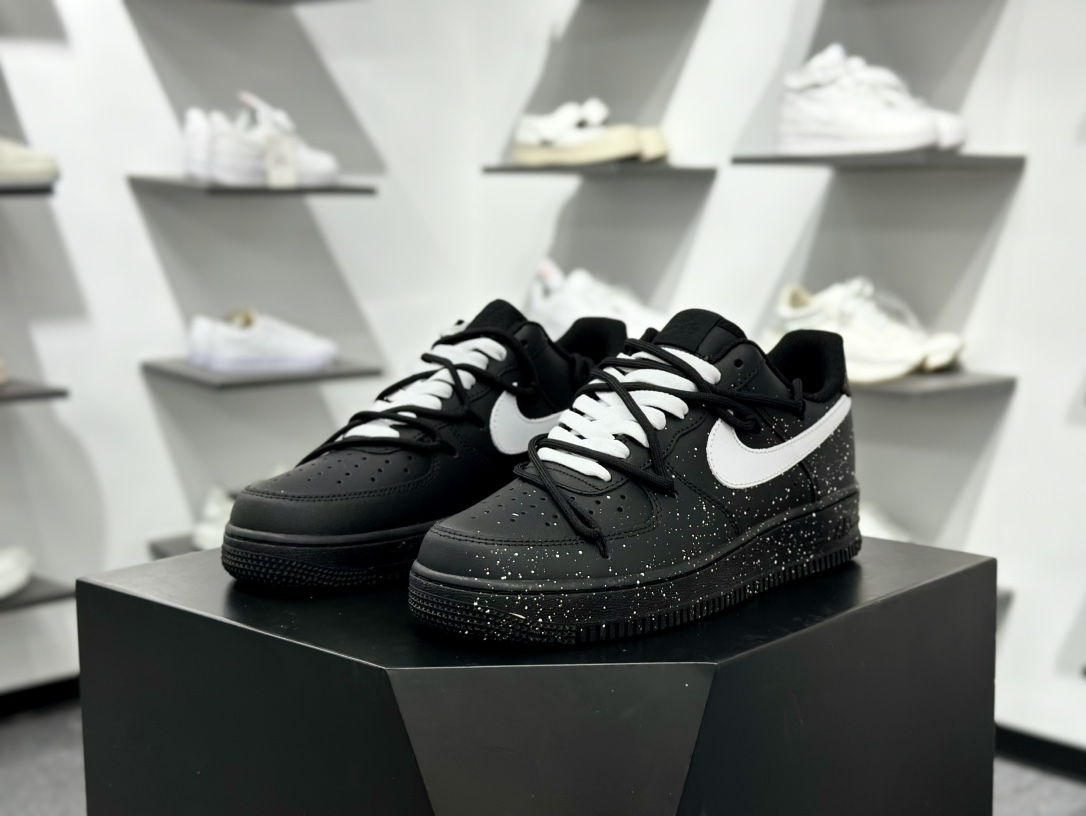 Nike Air Force 1’07 Low 白色满天星泼墨 空军一号低帮休闲板鞋 ZH0316-090