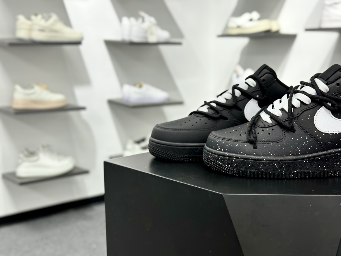 Nike Air Force 1'07 Low 白色满天星泼墨 空军一号低帮休闲板鞋 ZH0316-090