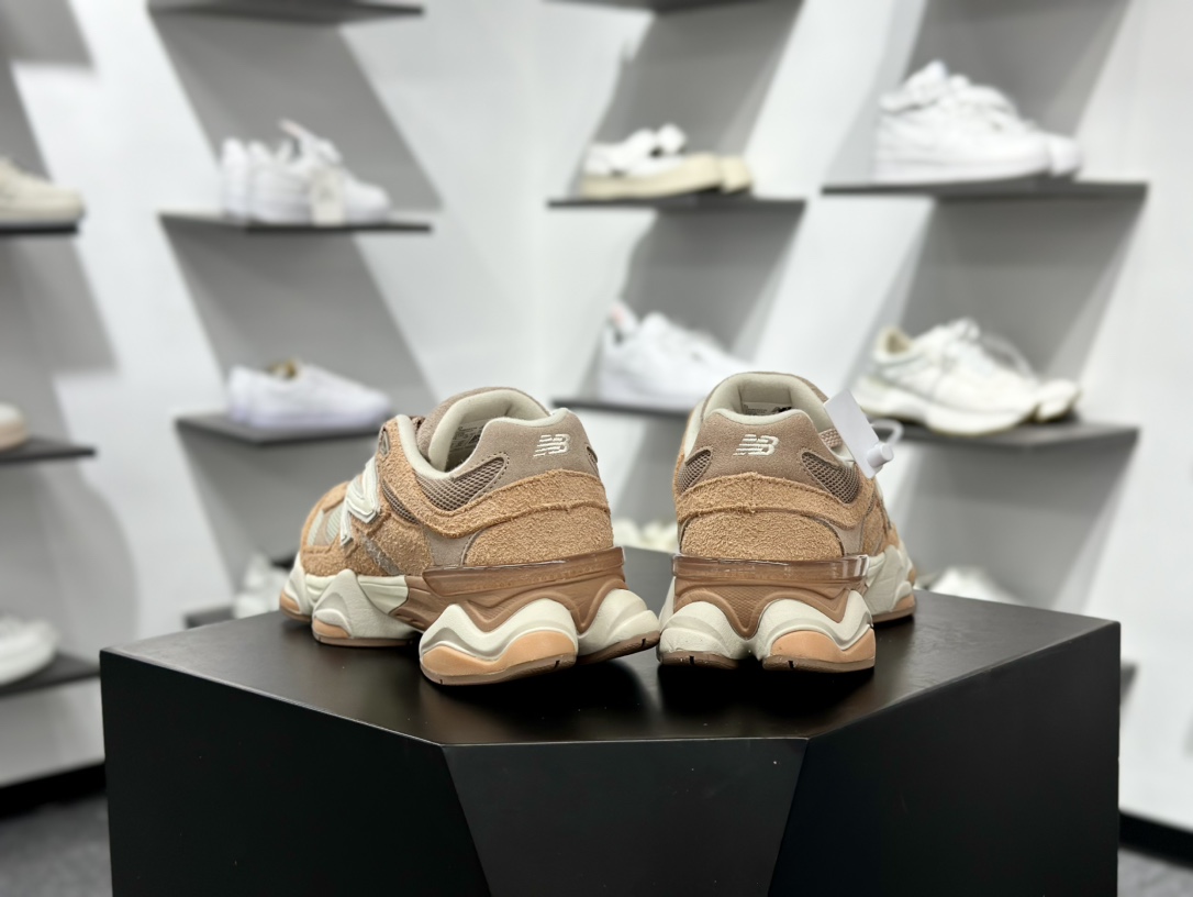 New Balance NB9060 联名款 复古休闲运动慢跑鞋 铜棕色 U9060WCW
