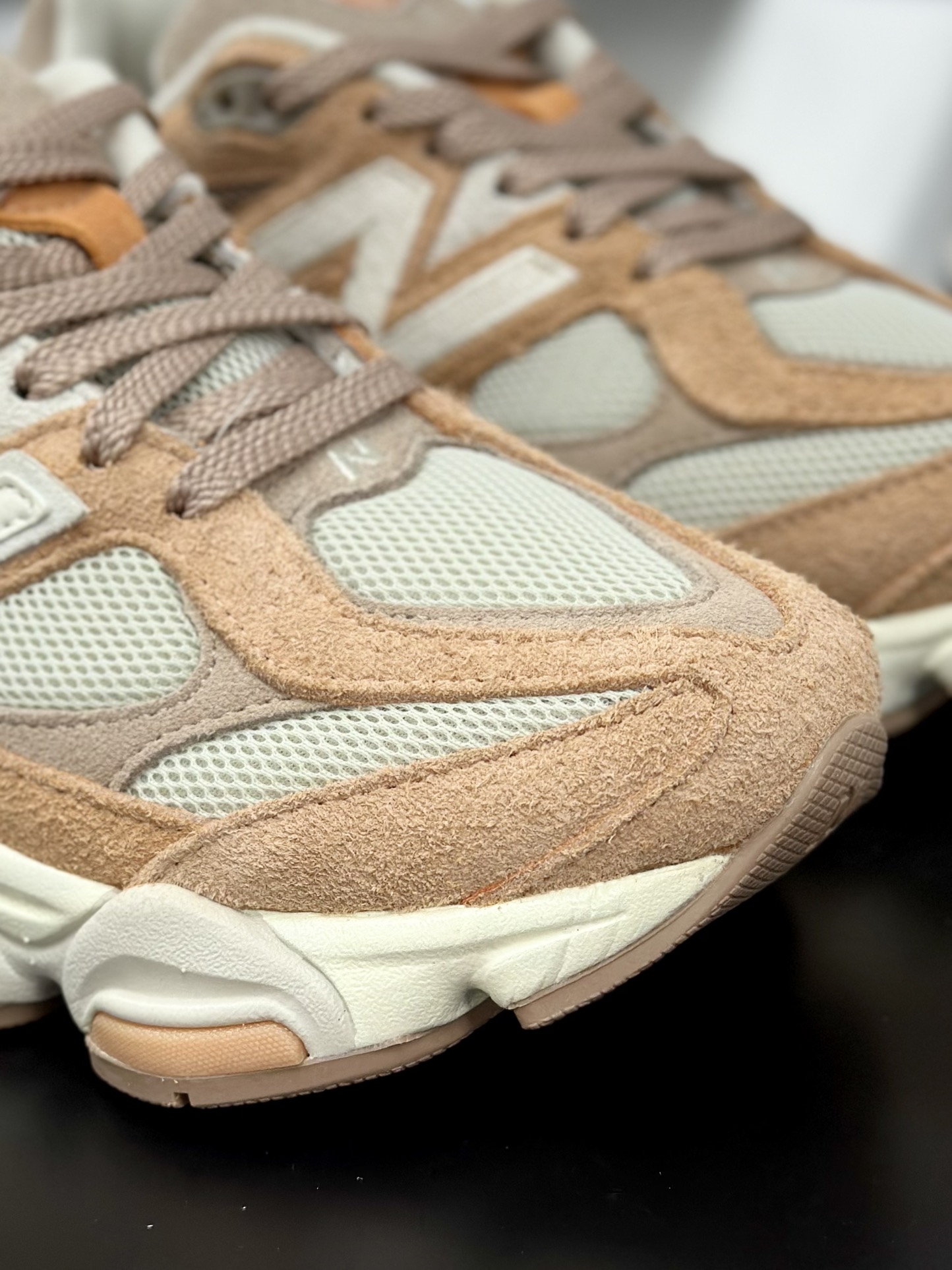 New Balance NB9060 联名款 复古休闲运动慢跑鞋 铜棕色 U9060WCW