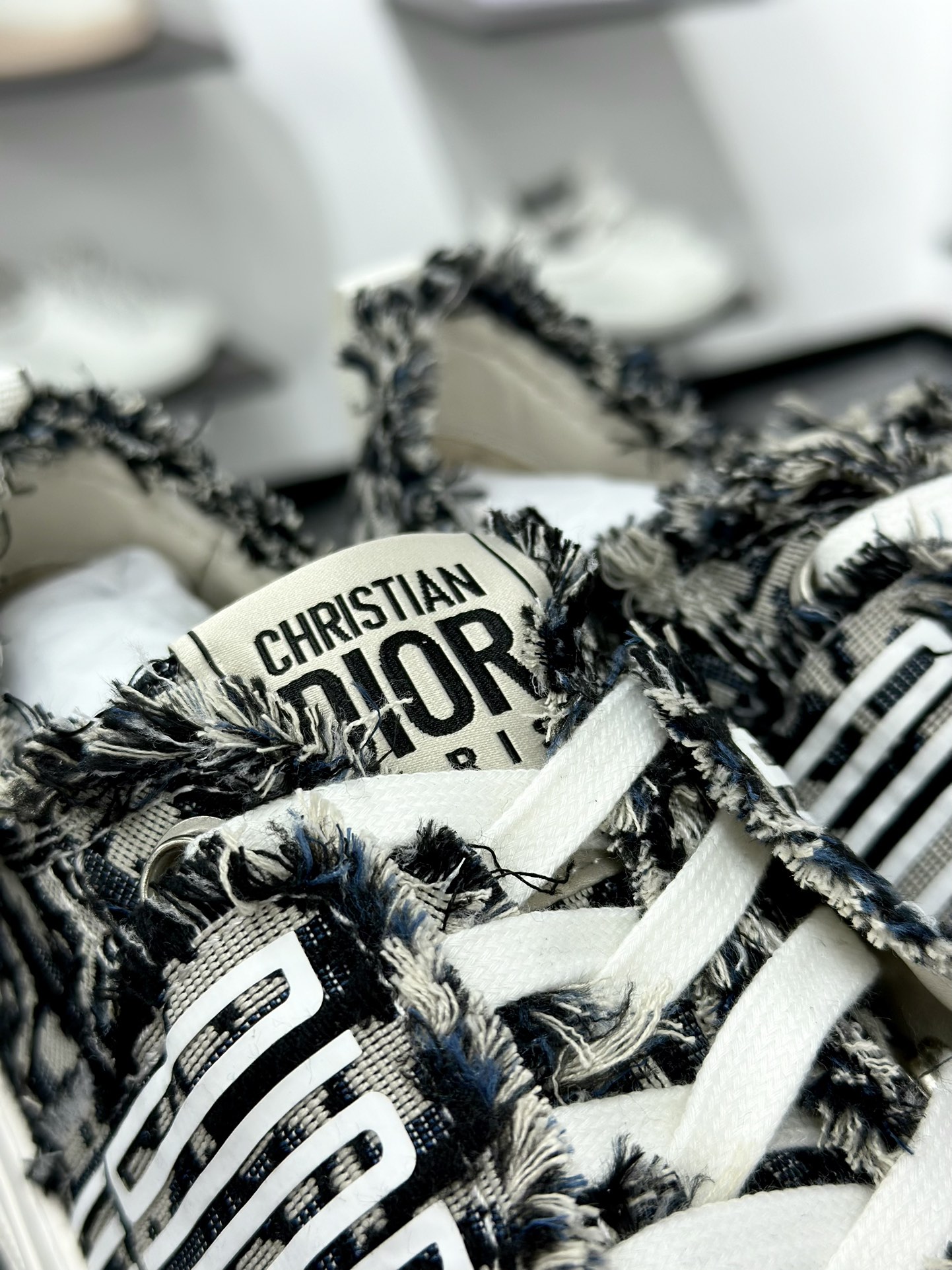 25ss早春新款Dior 迪奥Walk'n'Dior 厚底运动鞋 低帮休闲帆布鞋 板鞋