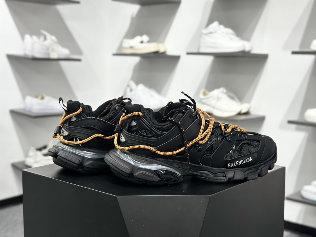 Balenciaga巴黎世家 Track Trail黑色 800592WTRHK