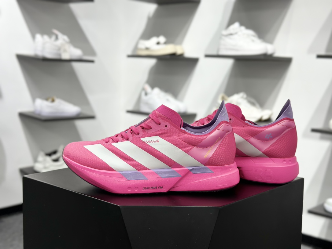 Adidas Adizero Pro Evo 4 M 全掌碳板 阿迪超轻透气缓震跑鞋 JR1269