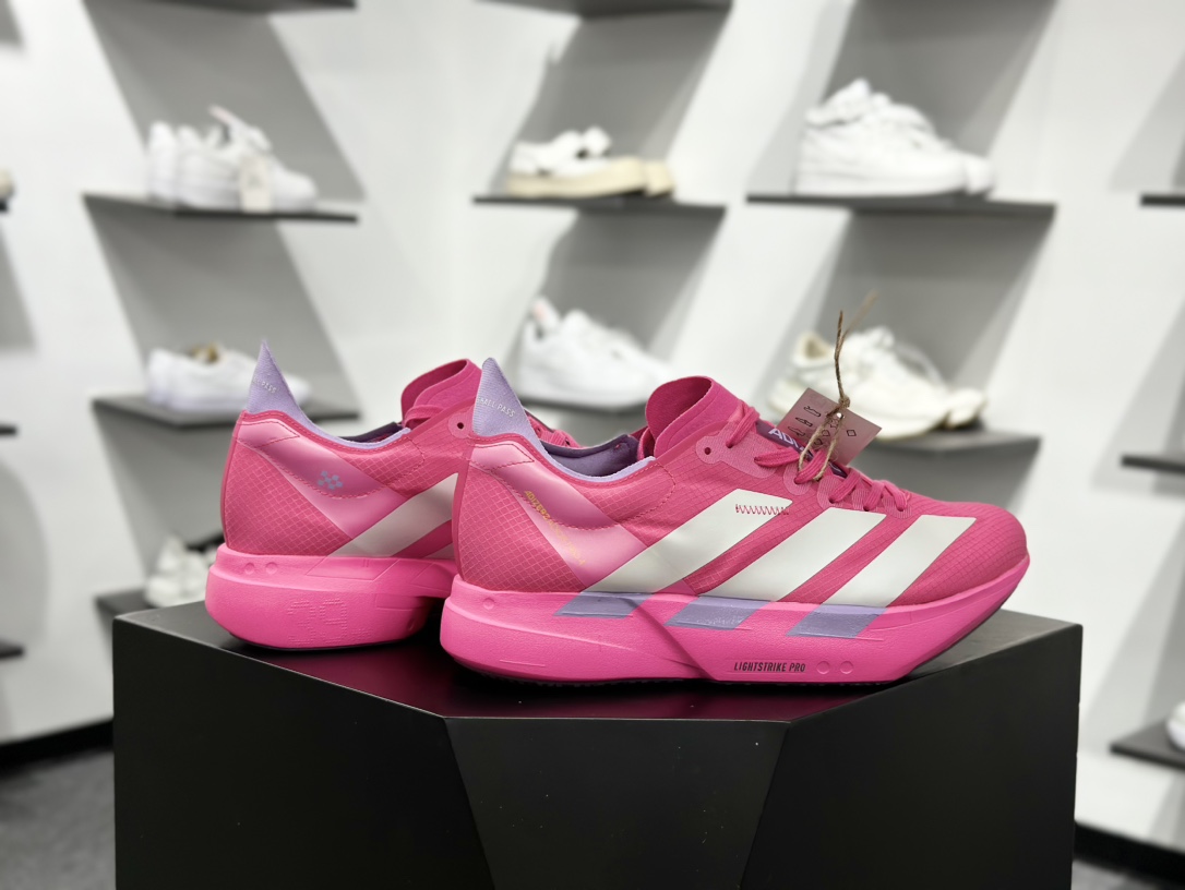 Adidas Adizero Pro Evo 4 M 全掌碳板 阿迪超轻透气缓震跑鞋 JR1269