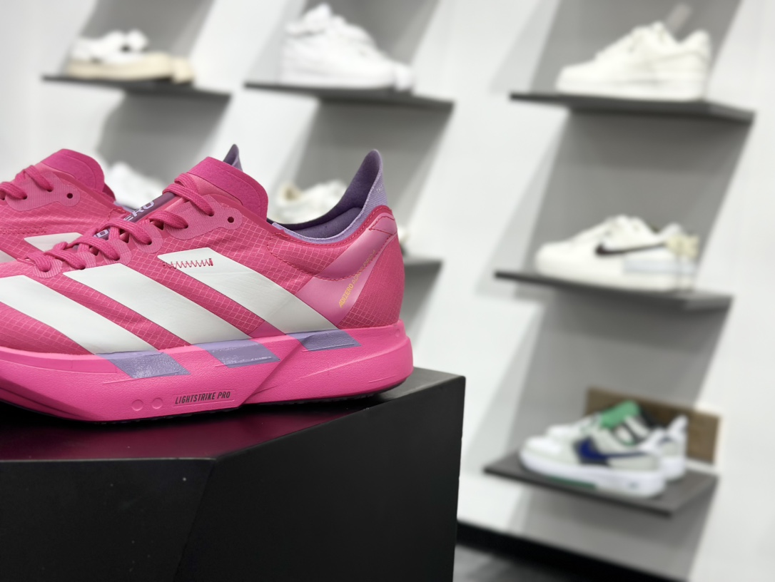 Adidas Adizero Pro Evo 4 M 全掌碳板 阿迪超轻透气缓震跑鞋 JR1269