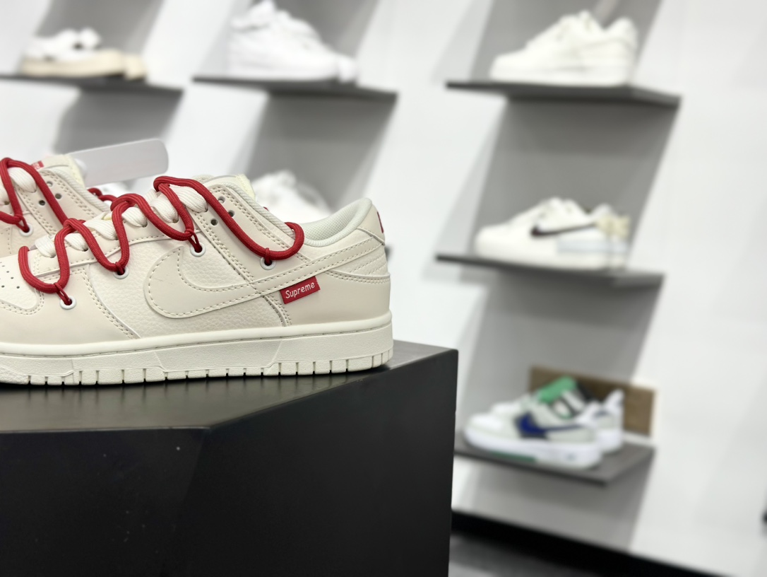 Nike SB Dunk Low Supreme联名 解构抽绳鞋带 DM6868-085