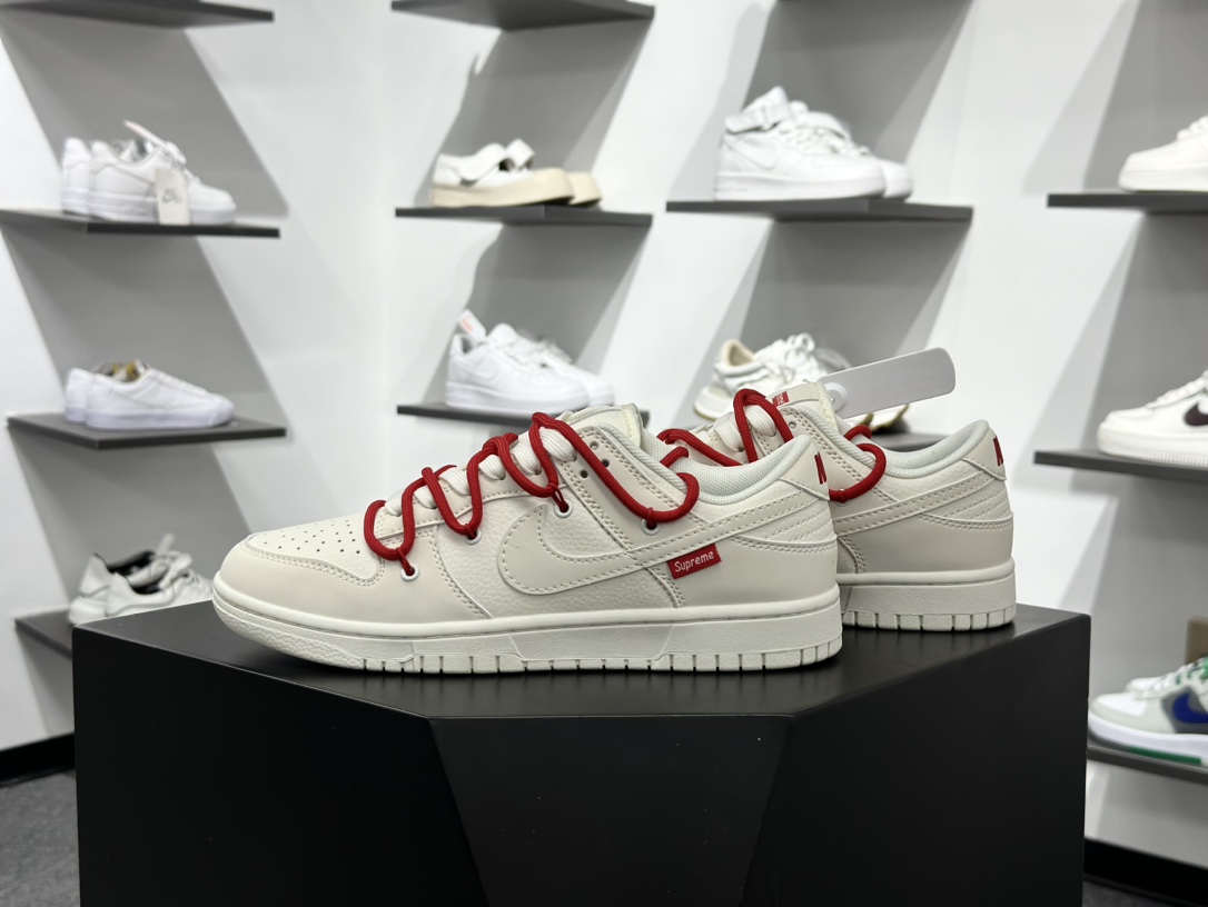 Nike SB Dunk Low Supreme联名 解构抽绳鞋带 DM6868-085