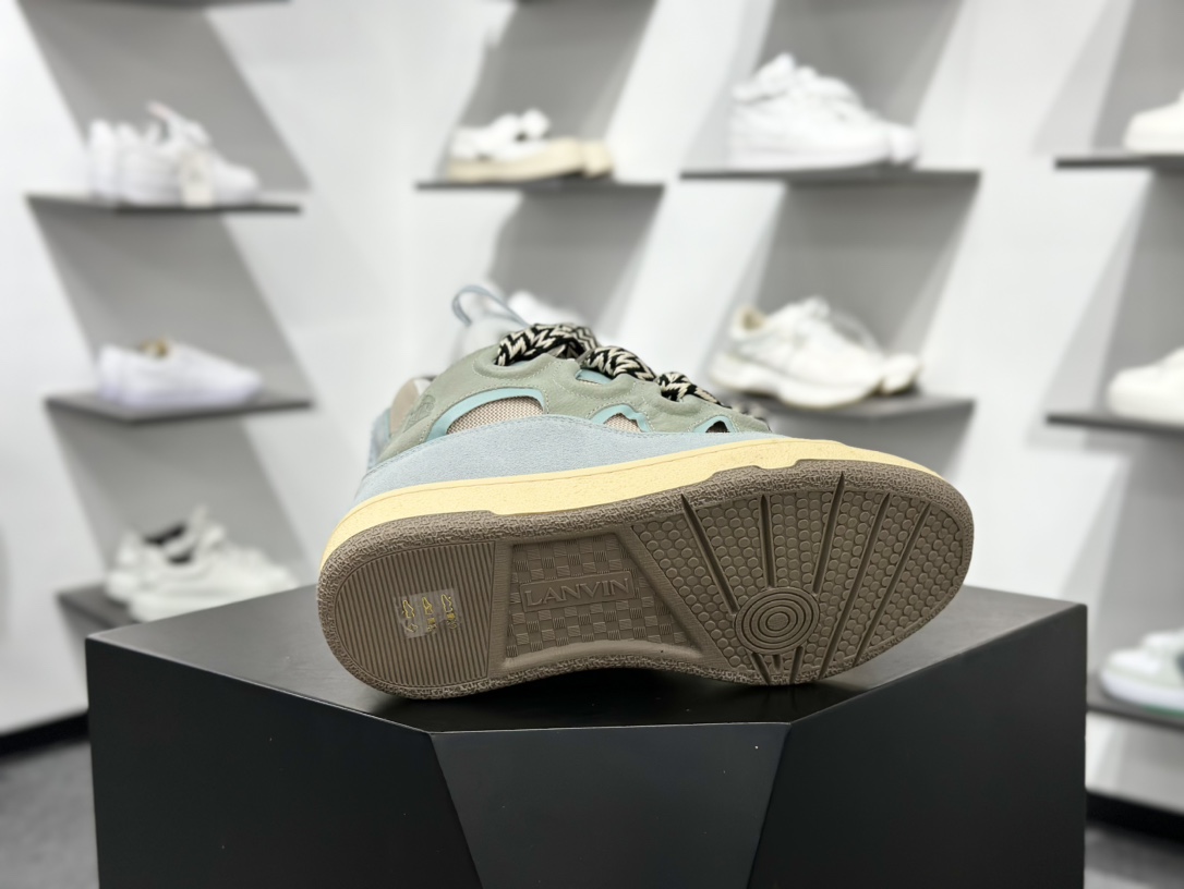 Lanvin Curb Sneakers 浪凡面包鞋 基础款经典色 东莞纯原 高端定制版 LANVIN浪凡三代 最新走秀款Curb系列 休闲运动面包鞋