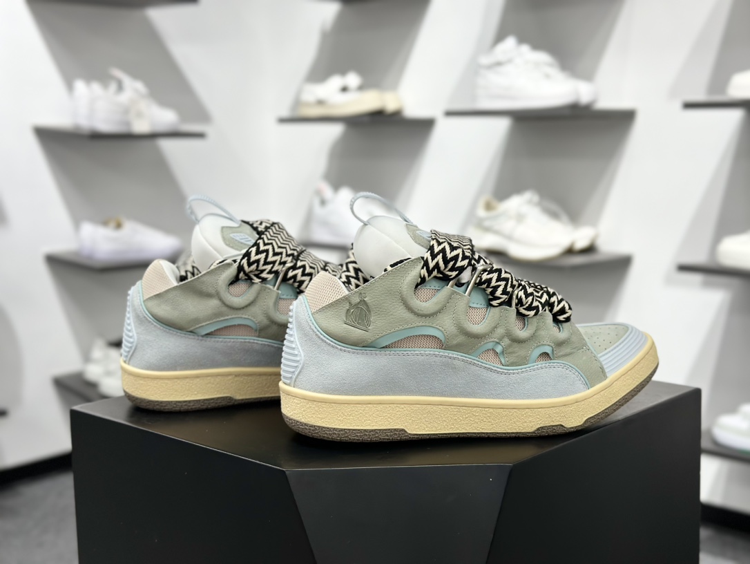 Lanvin Curb Sneakers 浪凡面包鞋 基础款经典色 东莞纯原 高端定制版 LANVIN浪凡三代 最新走秀款Curb系列 休闲运动面包鞋