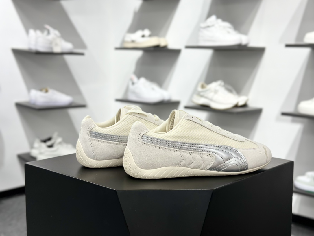 The Open Product x Puma Speedcat 米白银 极速赛车系列彪马低帮生活休闲鞋 403902-01