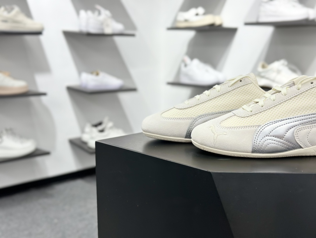 The Open Product x Puma Speedcat 米白银 极速赛车系列彪马低帮生活休闲鞋 403902-01