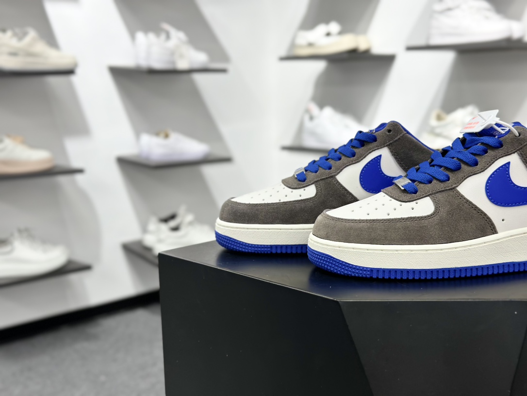 耐克Nike Air Force 1'07 Low”Baroque Brown University Red”空军一号低帮板鞋“拼接巴洛克棕大学红” FQ8714-201