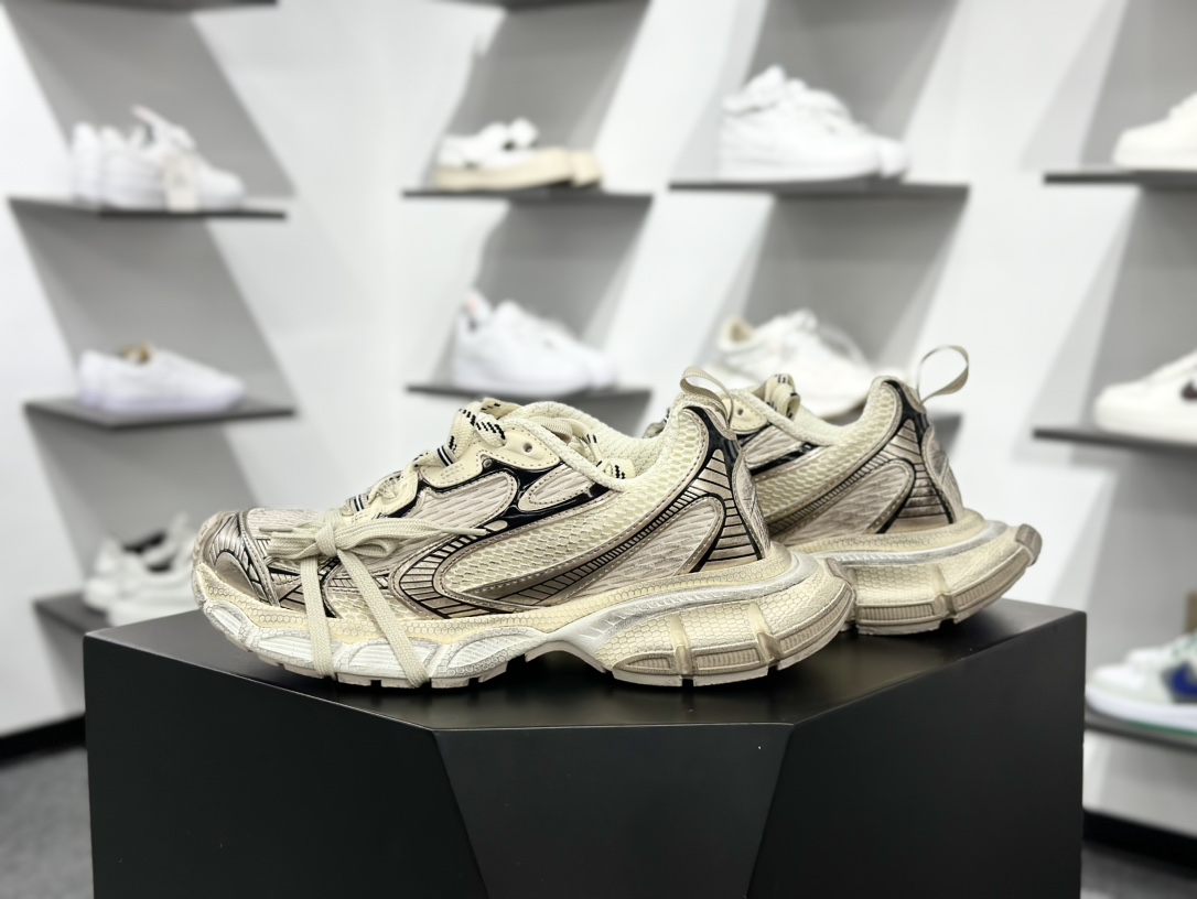 Balenciaga巴黎世家 Runner2.0 灰银色 779066WRNNY1180