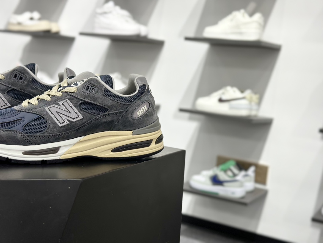 New Balance 991 V2系列英产血统 复古单品宝藏老爹鞋款 U991GG2