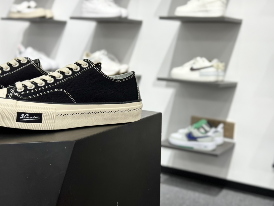380 VISVIM SKAGWAY LO G.PATTEN 低帮硫化帆布鞋 内里鞋垫均采用头层牛皮
