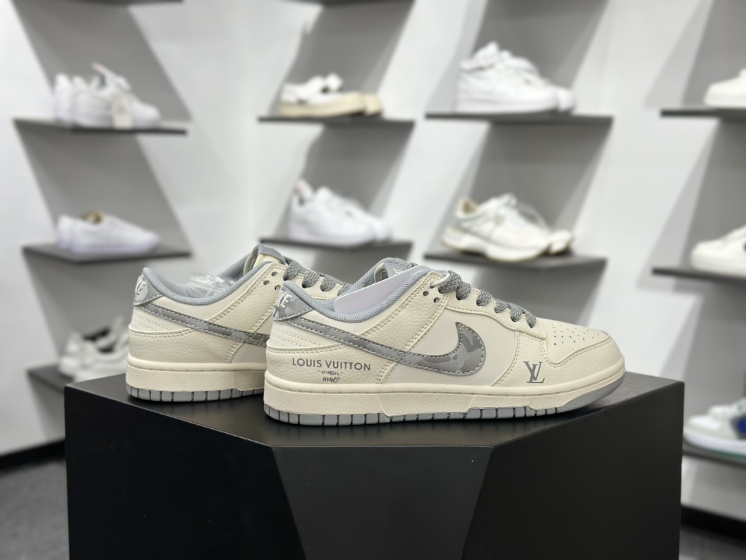 260 Nike Air Dunk LOW 1“LV联名——迷彩灰 ” JP1628-014