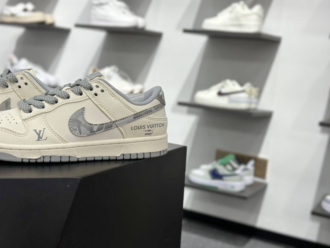 260 Nike Air Dunk LOW 1“LV联名——迷彩灰 ” JP1628-014