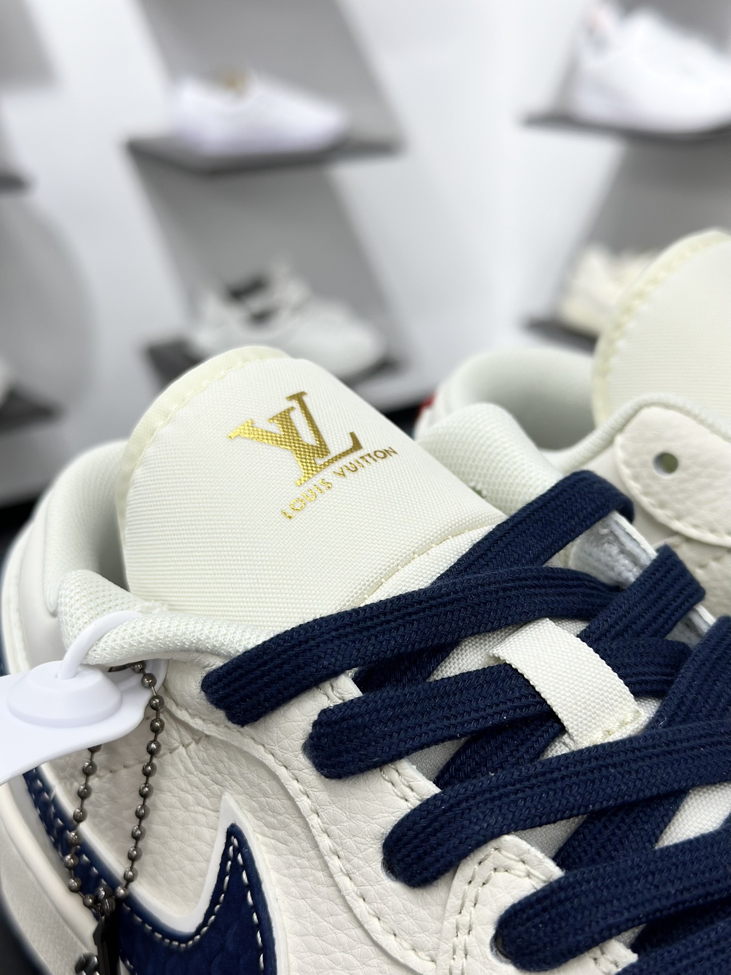 280 Air Jordan 1 Low AJ1 乔1 LV联名 蓝鳞勾 高端定制 低帮复古篮球鞋 XX3168-171