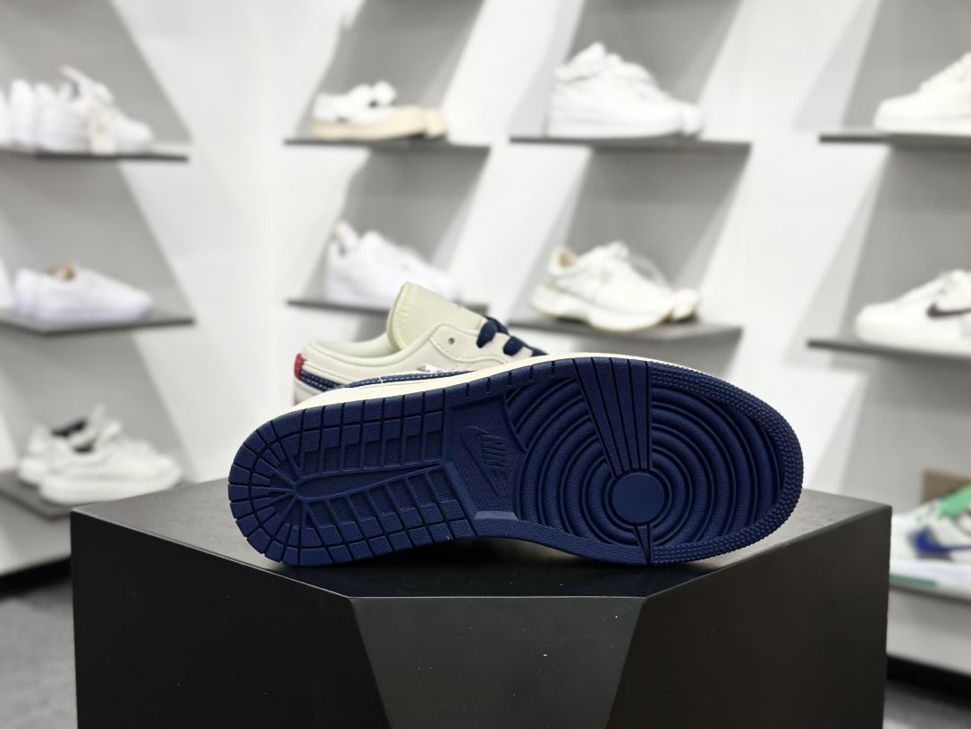 280 Air Jordan 1 Low AJ1 乔1 LV联名 蓝鳞勾 高端定制 低帮复古篮球鞋 XX3168-171