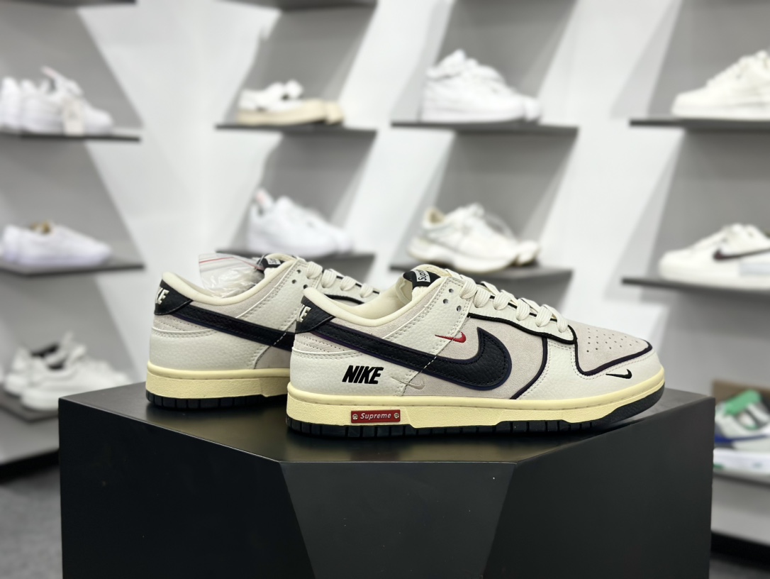 280 Nike SB Dunk Low Sup联名 白黑变色 周年高端定制 低帮休闲板鞋 SC9207-409